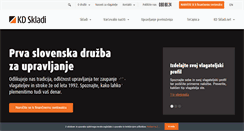 Desktop Screenshot of kd-skladi.si